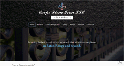 Desktop Screenshot of carpediemiron.com